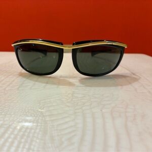 Ray ban  Black and Gold Sunglasses made in Usa